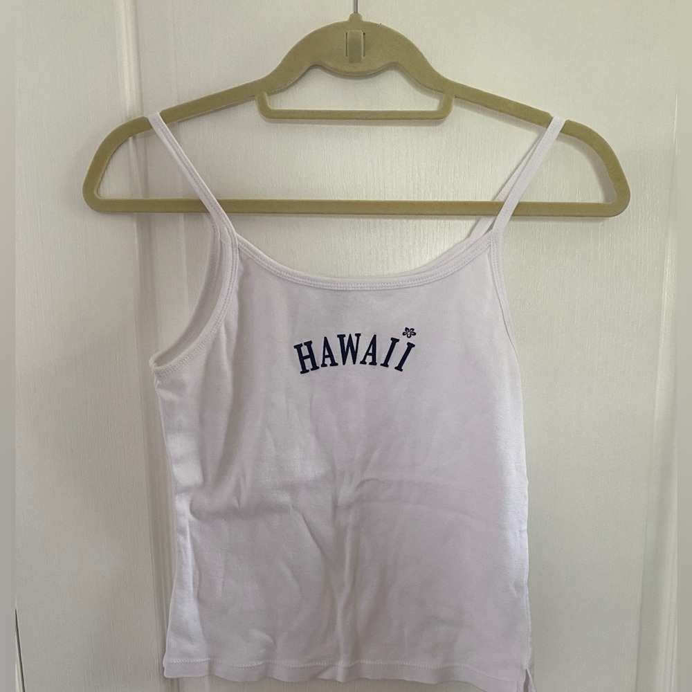 White Hawaii Tank Top